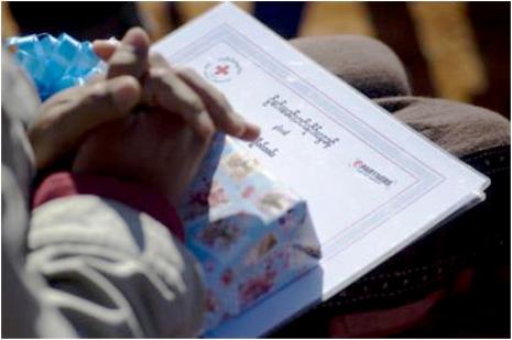 Danke! Foto: humedica/Stuart Corlett