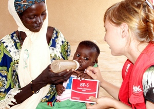 Die Freude über Nahrungsmittel war riesig. Foto: humedica