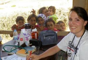 Mit einem lachenden, aber auch einem weinenden Auge kehrte die Ärztin Hanna Bonnyai aus ihrem Einsatz im Libanon zurück. Foto: humedica