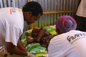 Gesundheit als wichtigstes Gut der Menschen, die es wiederherzustellen und zu erhalten bedarf. Foto: humedica/Raphael Marcus