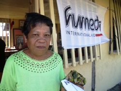 Trotz der schwierigen Situation besinnt sich Esther auf die positiven Momente im Leben. Foto: humedica/Margret Müller