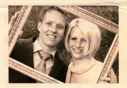 Die frisch vermählten Eheleute, Stefanie und Christian Müller. Foto: privat