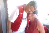 Ein Lächeln, trotz tiefer Trauer