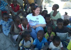 Von Mai bis August diesen Jahres arbeitete Maren Kuchler mit humedica in Namibia. Foto: humedica