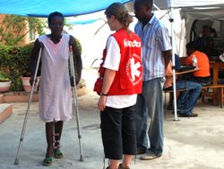 Wenn die Verletzungen verheilt sind, kommt mit viel Training die Kraft der Muskeln zurück. Foto: humedica