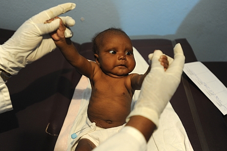 Vom Alltag noch weit entfernt: Leben in Haiti. Foto: humedica/Jens Großmann