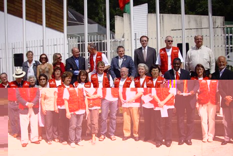 Für ihr Engagement erhielten die freiwilligen Helfer am Ende der Veranstaltung eine Urkunde überreicht. Foto: humedica
