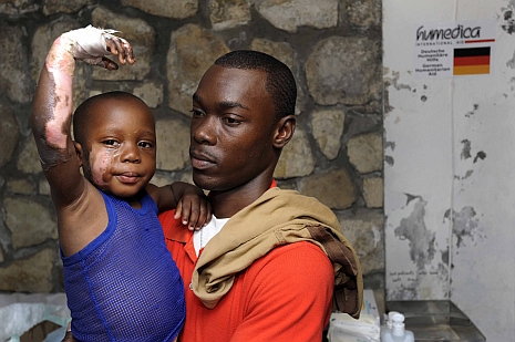 Langsam kehrt die Hoffnung nach Haiti zurück. humedica hilft mit vielfältigen Projekten. Foto: Jens Großmann für humedica