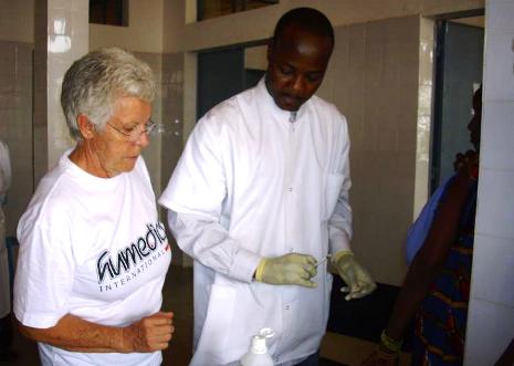 Dr. Harms war bereits nach Überschwemmungen auf Haiti und bei der Meningitis Epedimie im Niger tätig. Foto: humedica