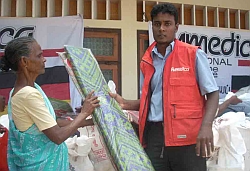 Die Hilfsmaßnahmen konnten dank der Unterstützung des Auswärtigen Amtes realisiert werden. Foto: humedica