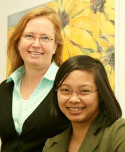 Heidi Nicklin und Rosalyn Hoppe sind als humedica-Koordinatoren im Land aktiv. Foto: humedica