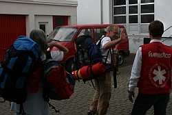 Aufbruch nach Bangladesch Anfang der Woche in Kaufbeuren. Foto: humedica