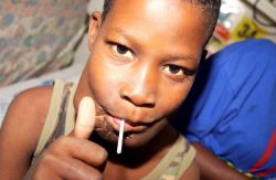 Alfred nach der Operation. Foto: Mercy Ships