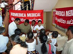 Rund 700 Patienten konnte das humedica-Ärzteteam im Süden Sri Lankas behandeln. Foto: humedica