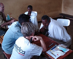 1000 Patienten in zwei Tagen: Viele Menschen brauchten medizinische Hilfe. Foto: privat/humedica