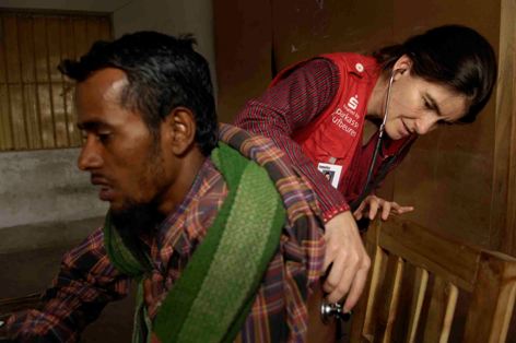 Dr. Selma El Kassem war ein wichtiges Mitglied des zweiten Ärzteteams in Barguna. Foto: Jens Großmann