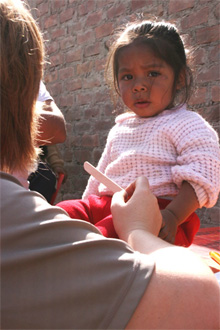 Viele Kinder leiden unter den Folgen des Erdbebens