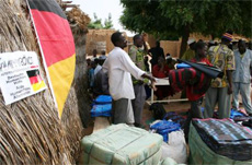 Innerhalb einer Woche konnte humedica an verschiedenen betroffenen Stellen Hilfsgüter verteilen.