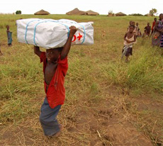 Leichte Entspannung in den Überschwemmungsgebieten von Mosambik