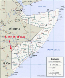 Aufbau der Klinik in El Waaq