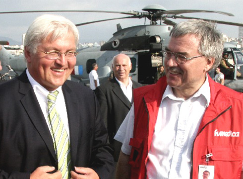 BM Steinmeier und Wolfgang Groß