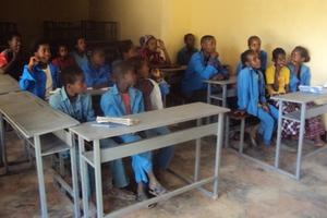 Der Platz ist immer noch beengt, aber zumindest kann der Nachhilfeunterricht nun nicht mehr nur am Wochenende stattfinden. Foto: humedica