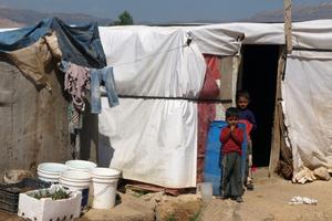 Die Lebensumstände der syrischen Flüchtlinge sind verheerend. Als Schutz dienen ihnen meist nur einfache Zelte. Der Zugang zu Medikamenten oder Hygienartikeln ist meist nicht gewährleistet. Foto:humedica