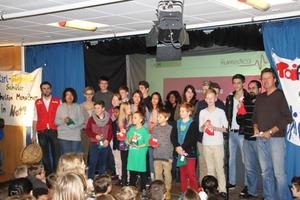 Dank verschiedener Aktionen sammelten die Schüler und Schülerinnen über 8.000 Euro für die Philippinen. Foto:humedica