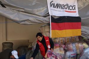 humedica-Koordinator Sven Ramones wird während seiner Arbeit im Irak immer wieder mit den Schicksalen syrischer Flüchtlinge konfrontiert. Foto:humedica/Heidi Nicklin