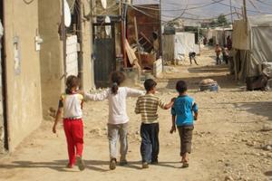 Für viele Kinder ist das Flüchtlingslager zu ihrem neuen "Zuhause" geworden. Foto:humedica/Gerhard Trabert