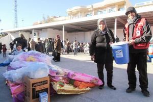 Myryam und ihre Familie sind dringend auf die Hilfsgüterverteilungen vonhumedicaangewiesen. Foto:humedica/Manuela Sessler