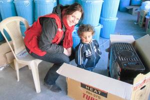 Werden auch Sie zum Wärmeschenker und unterstützen Sie dashumedica-Engagement im Nordirak. Foto:humedica/Manuela Sessler