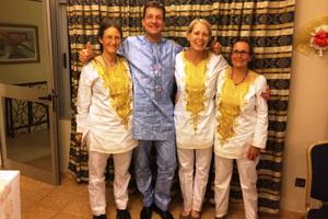 Dashumedica-Einsatzteam: Thomas Katzenbach, Ulrike Knödler, Rahel Röthlisberger und Hansi Sobez. Foto:humedica