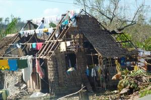 Taifun "Hagupit" zerstörte vor allem einfache Strohhütten und Bungalows. Foto:humedica