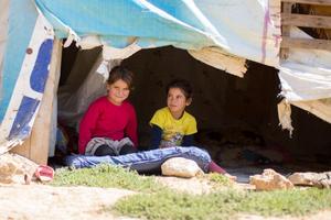 Einzig eine dünne Plane schützt die syrischen Flüchtlinge vor den kalten Temperaturen des Winters. Zu wenig! Foto:humedica/Nadja Wohlleben