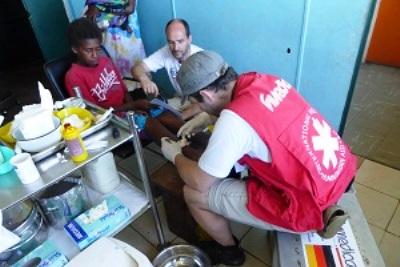 Nothilfe für die Opfer von Zyklon „Pam“