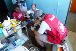 Die Helfer vonhumedicasehen sich mit unzähligen offenen Wunden konfrontiert. Foto:humedica