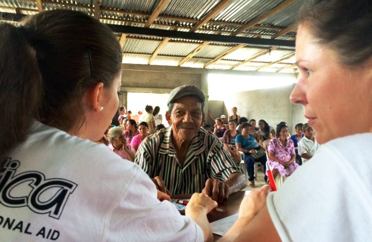 Hunderte Betroffene des Erdbebens konnten durch die ehrenamtlichen Einsatzkräfte vonhumedicabehandelt werden. Foto:humedica