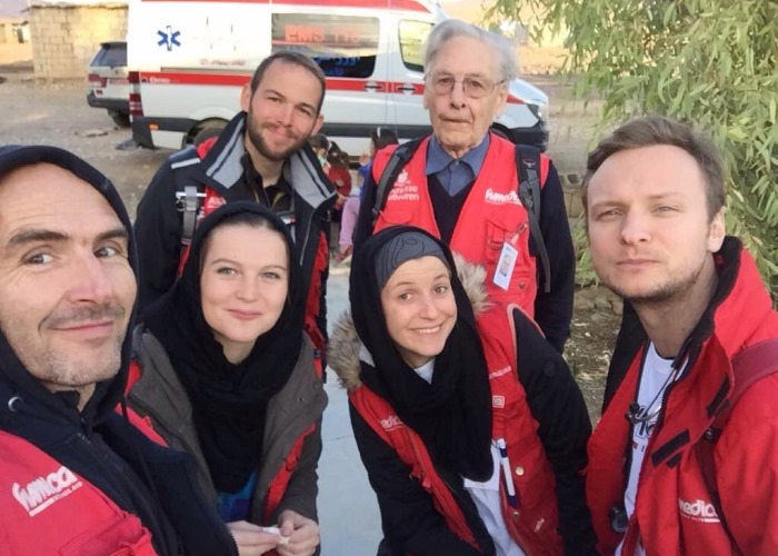 Das zweitehumedica-Ärzteteam im Iran: Matthias Gerloff, Vera Eibl, Toni Gärtner, Christina Raab, Heiner Laube und Julian Zedler (v.l.n.r.). Foto:humedica