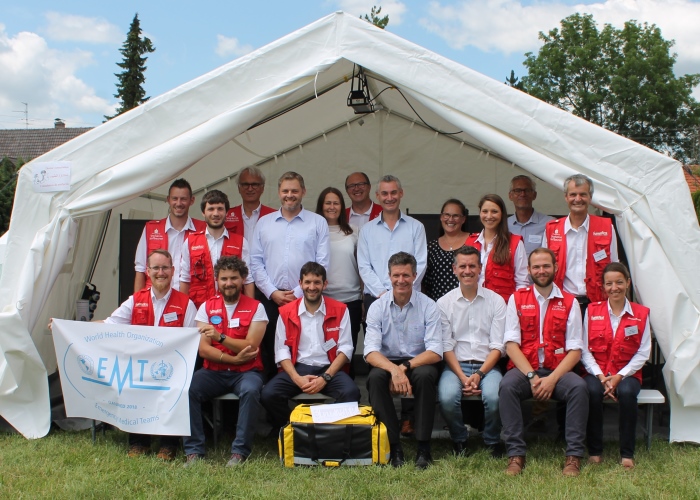 Von der Weltgesundheitsorganisation als dritte deutsche Organisation als Emergency Medical Team zertifiziert: das Team vonhumedica. Foto:humedica