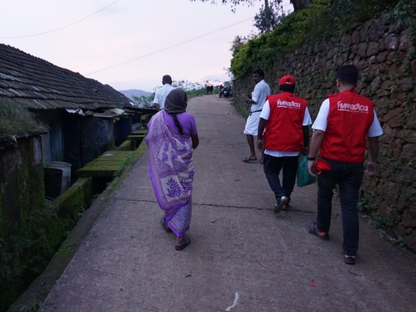 Einsatzteam von humedica India erreicht Vandiperiyar