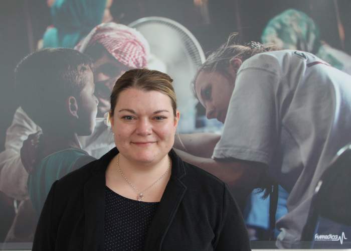 Christiane Bähr engagiert sich ehrenamtlich alshumedica-Koordinatorin. Foto:humedica