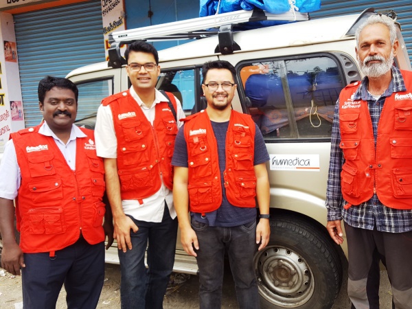 humedica hilft Monsunopfern in Indien