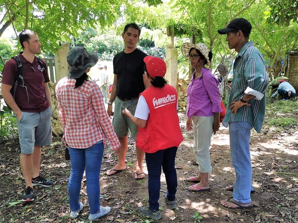 Zerstörung nach Beben auf den Philippinen