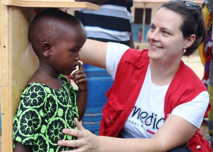 Natascha Gegg im Einsatz im kenianischen Bandi. Foto:humedica