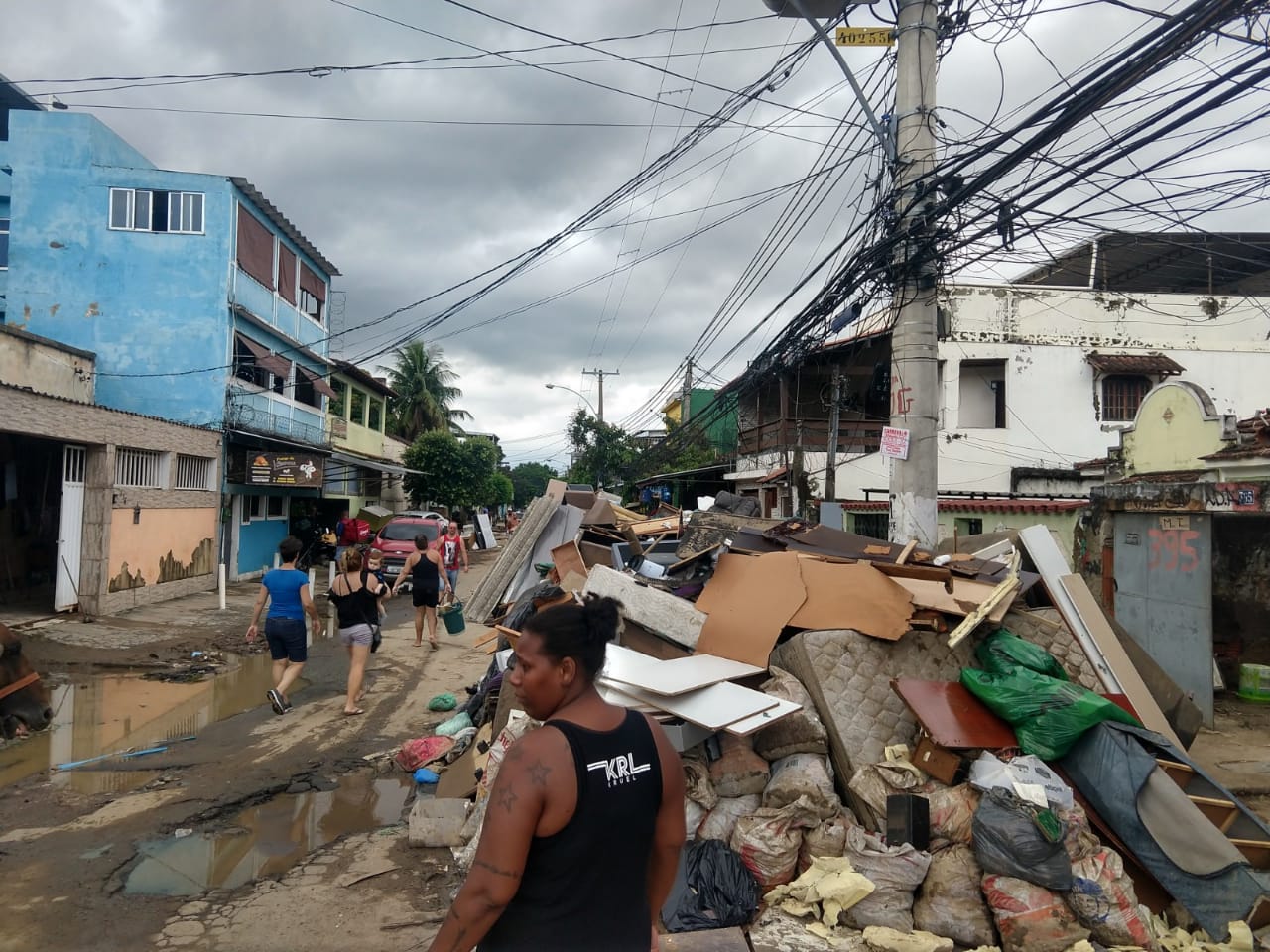 Schwere Regenfälle rund um Rio