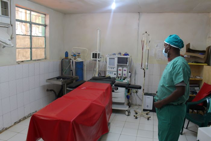 Der Operationssaal wurde wieder einsatzfähig gemacht. Die Zahl der Operationen ist gestiegen. Die Ärzte hätten gern einen zweiten. Foto:humedica