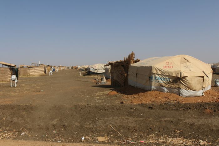 Die Menschen, die aus der Tigrayregion flüchten müssen, landen oft in solchen Flüchtlingscamps. Foto: WedCo