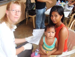 Schnellstmöglich begann die medizinische Versorgung der Flutopfer. Foto: humedica