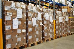 45 Tonnen Hilfsgüter wie Schutzkleidung, Desinfektionsmittel und Infusionen sendethumedicaper Luftfracht nach Liberia. Foto:humedica